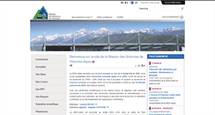 Desktop Screenshot of msh-alpes.fr