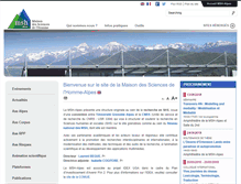 Tablet Screenshot of msh-alpes.fr